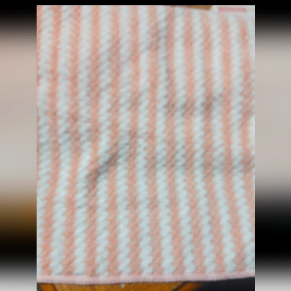 Orange and White Dishcloths